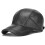Cappellino da baseball da uomo in vera pelle con paraorecchie 1