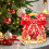 Sacolas de Natal reutilizáveis com tema de Papai Noel, com zíper e 5