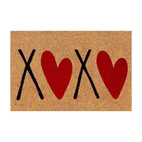 Valentinsdag dørmåtte polyester 61,6 x 33,8 cm 1