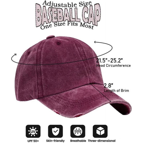 Cappellino da baseball unisex regolabile in cotone 2