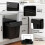 Homcom HOMCOM Kitchen Cupboard Bin with 40L Dual Compartment, Pull Out Bin, Black 7