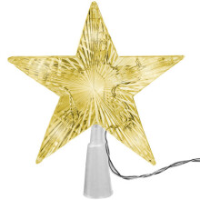 LED-Weihnachtsbaumstern, warmweiß, batteriebetrieben