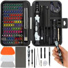 Precision Screwdriver Set, 133-Piece, CRV Bits