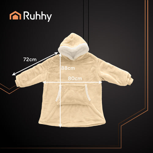 Felpa XXL - coperta beige Ruhhy 26146 2