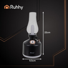 USB-luchtbevochtiger en nachtlampje, 280 ml, 14 RGB-leds