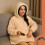 Felpa XXL - coperta beige Ruhhy 26146 8