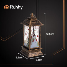 Ruhhy 26754 koperen LED kerstlantaarn