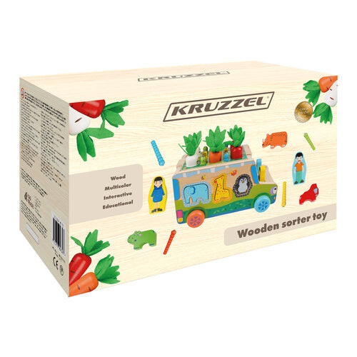 Sorterare - träbil Kruzzel 26250 1
