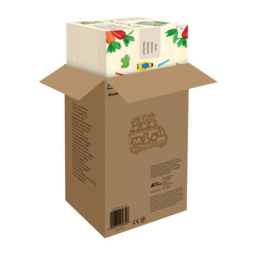 Sorteerder - houten auto Kruzzel 26250 2