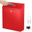Metal Wall-Mounted Lockable Mailbox 15 x 12 x 4 in 1