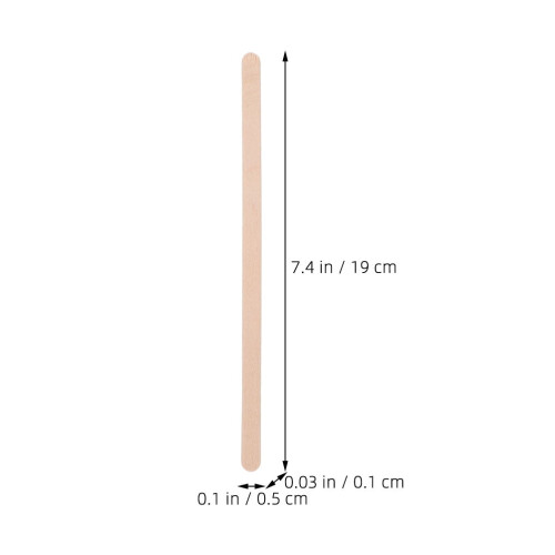 500 st. träkafferörare beige 19 cm 1