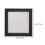Zwarte houten cd-lijst/display 15,6 x 15,6 cm 2