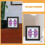 Zwarte houten cd-lijst/display 15,6 x 15,6 cm 3