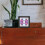 Zwarte houten cd-lijst/display 15,6 x 15,6 cm 4