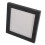 Zwarte houten cd-lijst/display 15,6 x 15,6 cm 5