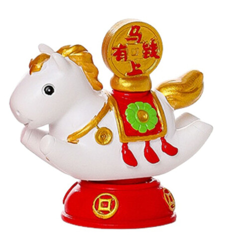 Ornement de bureau rotatif en forme de cheval (1 pièce) 1