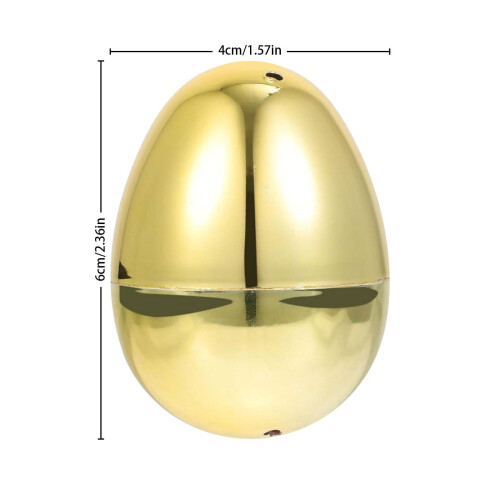 Kæmpe samlerfigur af gyldne påskeæg 6,4 cm 2