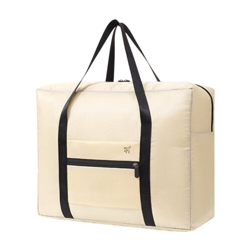 Bagagetas, beige, polyester, opvouwbaar, grote capaciteit 1