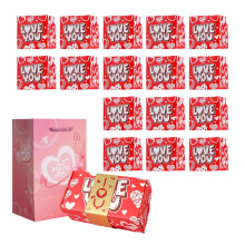 Valentinstag-Pop-Up-Box – 16 rote Papierwürfel
