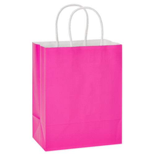 American Greetings lyserøde gaveposer, 25 cm mellemstore, 30 stk.