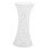 Jarrón de flores de plástico blanco de 17x8x8 cm. 5