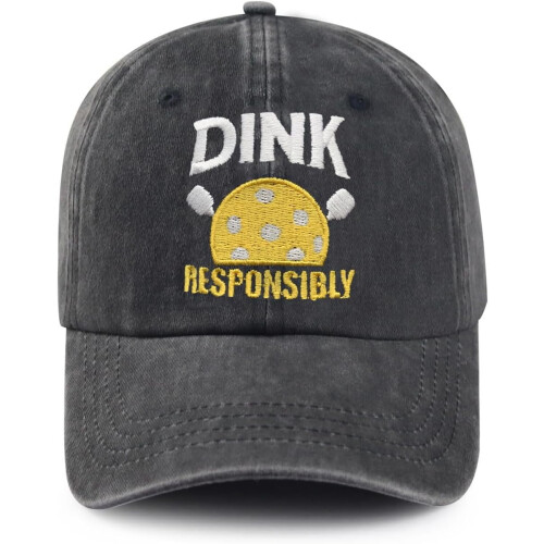 Gorra ajustable de algodón bordada estilo "papá"