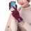 Damen-Touchscreen-Handschuhe aus Wollfleece, 2 Paar 1