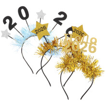 Ensemble de 3 bandeaux à paillettes étoiles pour le réveillon du Nouvel An