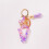 Pink Initial Keychain with Tassel for Women 3