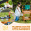 ROBUD Outdoor Mud Kitchen with Real Water Play 4