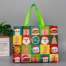 Herbruikbare kerstdraagtassen van non-woven materiaal, 12,6 x 9,8 inch.