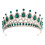 Prinsessekrone Grøn Luksuriøs Tiara til Kvinder1 1