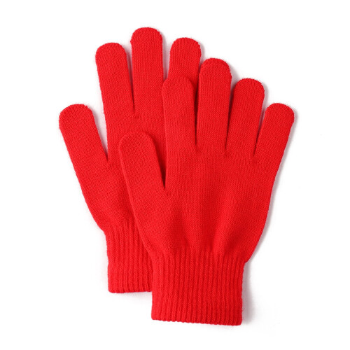 Unisex-Thermo-Strickhandschuhe, Rot, Einheitsgröße