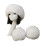 GROFRY Wintermuts en manchetten set van imitatiebont (1 set) 1