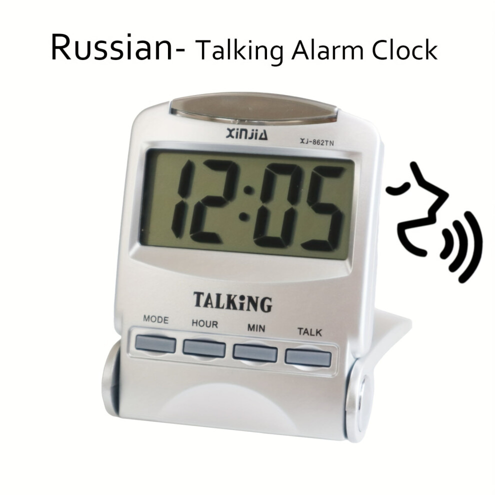 Talking Alarm Clock with Voice Time Announcement