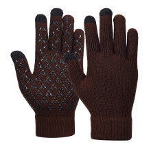 Gants d'hiver unisexes tricotés pour écrans tactiles, chauds et thermiques.