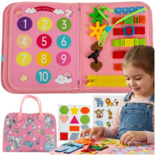 Montessori-Sinnesbuch für Kinder, 7-in-1-Aktivitäten
