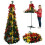 Foldable 6ft Artificial Christmas Tree with Decorations 2