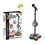 Easy to Use Childrens Microphone with Stand Simple Button-Black 1