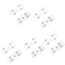 5 Pairs Crampon Ice Cleats With 5 Spikes-5 teeth transparent