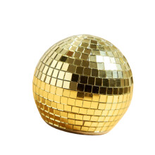 Reflective Glass Mirror Small Disco Ball Bottle Opener for-Gold