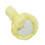 Furry and Warm Plush Ear Warmer for Winter-Yellow Foldable 1