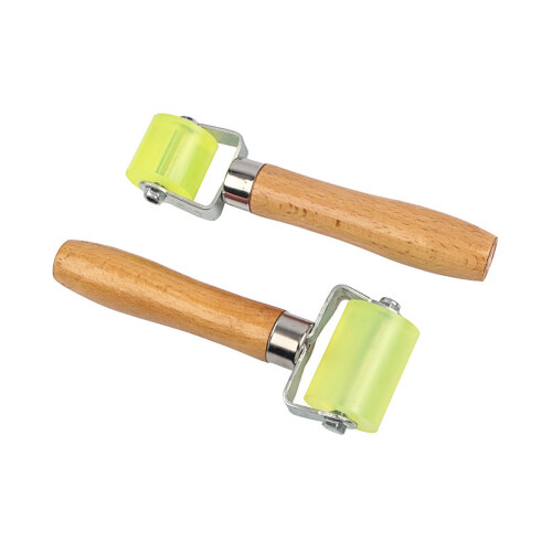 2Pcs Easy Grip Rubber Wheel Roller Tool for Car Insulation Home