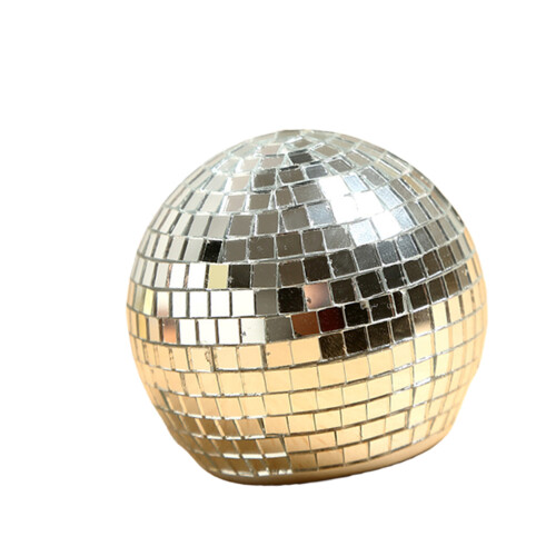 Reflective Beer Bottle Opener with Mirror Disco Ball-Silver