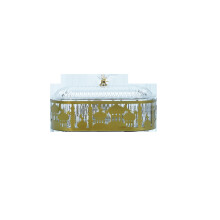 candy tray dessert box-Gold