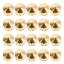 Raindrops 50 Pcs Clock Mechanism Accessories Parts Replacement Golden