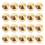 Raindrops  50 Pcs Clock Mechanism Accessories Parts Replacement Golden 1