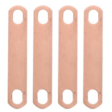 4Pcs Rose Gold Lithium Battery Copper Connectors for Industrial Packs
