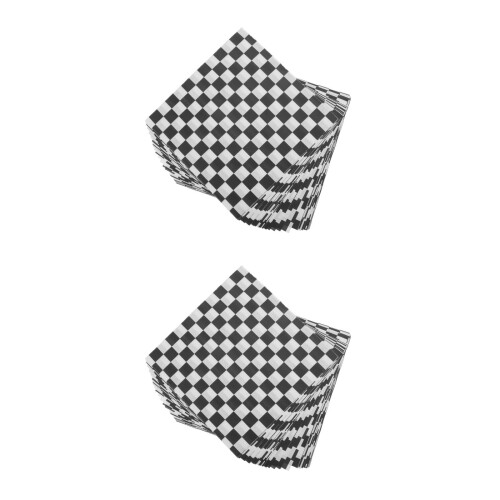 Black Sandwich Wrapping Paper - Oil-Resistant Baking Liners