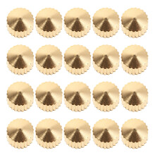 Raindrops 50 Pcs Clock Mechanism Accessories Parts Replacement Golden